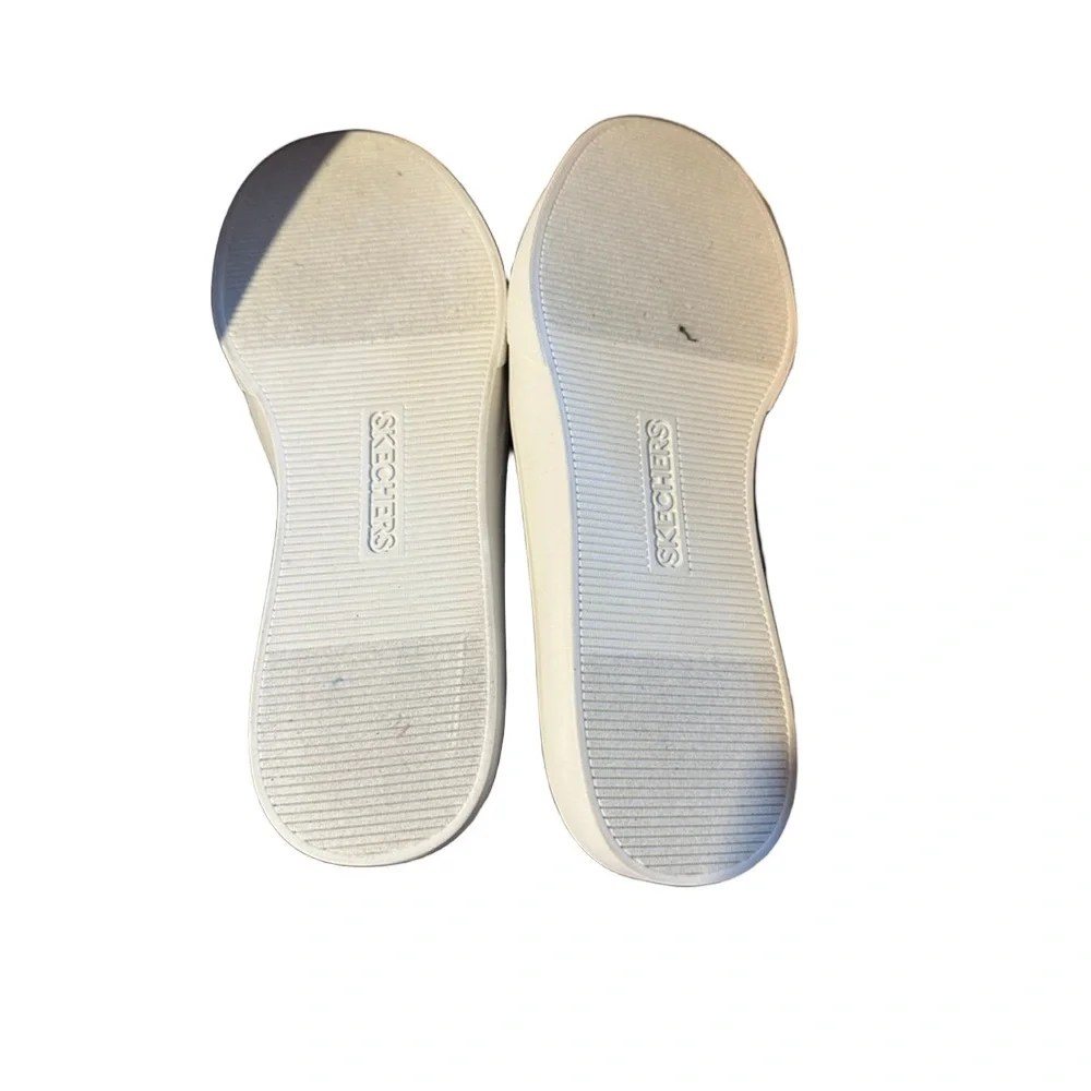 Skechers Memory Foam Sneakers Black Silver 7.5 NWT - Picture 5 of 6